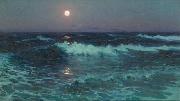 Lionel Walden Moonlight oil painting on canvas